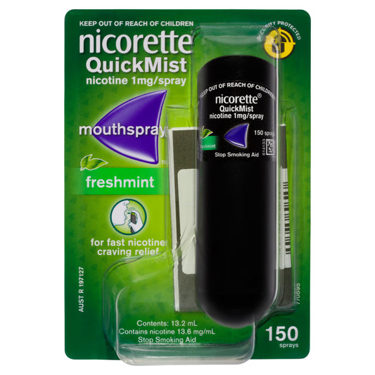 Nicorette QuickMist Mouth Spray 150 Sprays (13.2 mL)