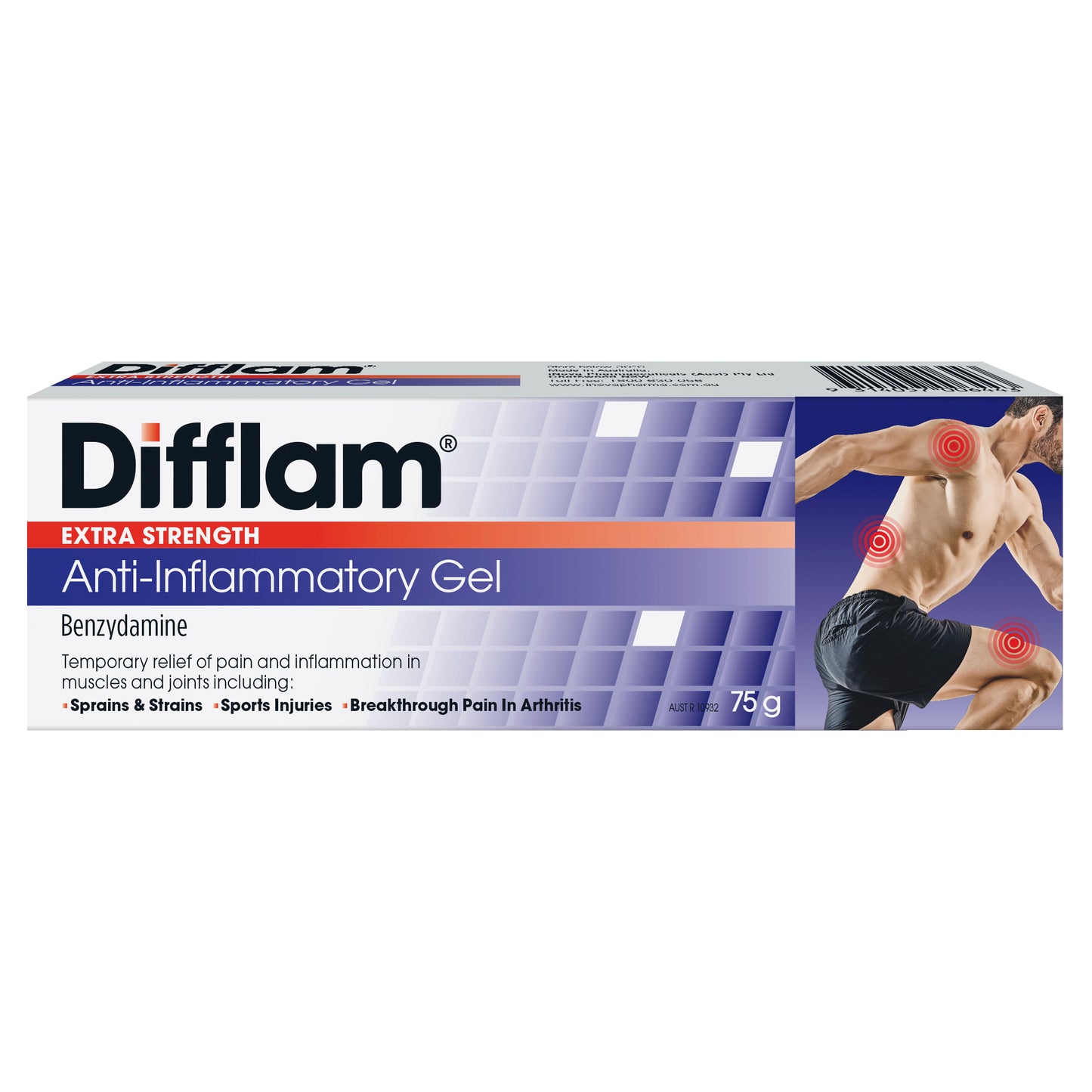 Difflam XStre 5% Gel 75g