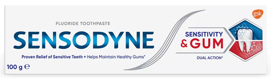 Sensodyne Sensitivity & Gum Dual Action Original Toothpaste 100g