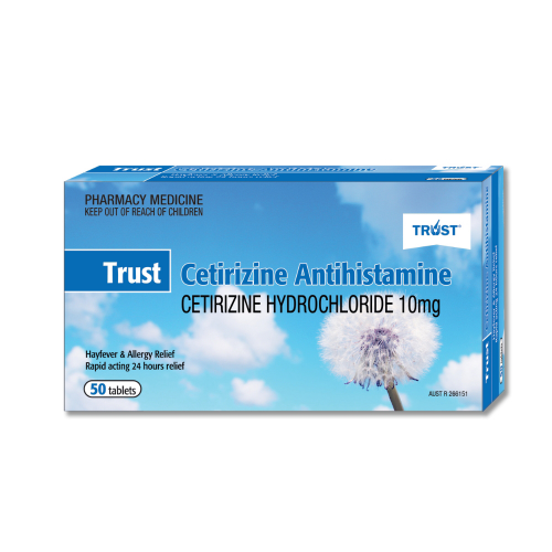 Trust Cetirizine 10mg Tablets 50
