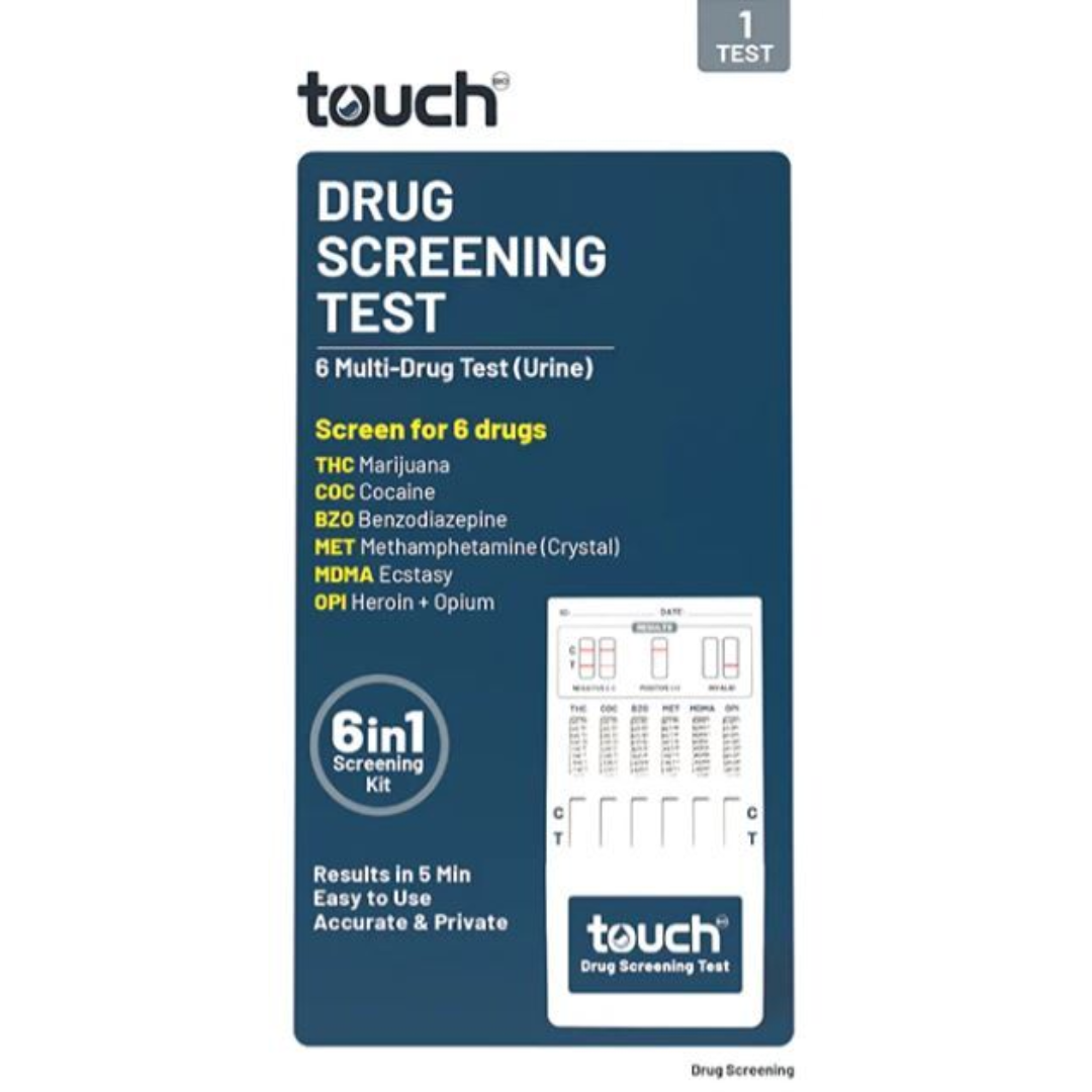 TouchBio 6-Panel Multi-Drug Urine Test x3