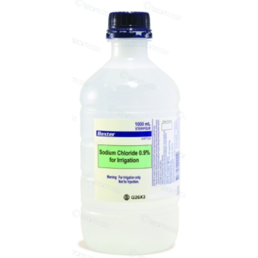 Sodium Chloride 0.9% Irrigation 1L Bottle