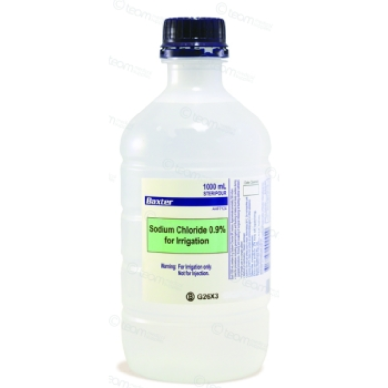 Sodium Chloride 0.9% Irrigation 1L Bottle