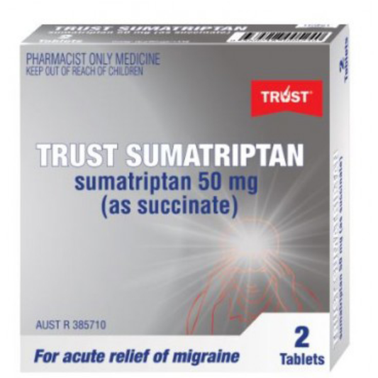 Trust Sumatriptan 50mg Tablets 2