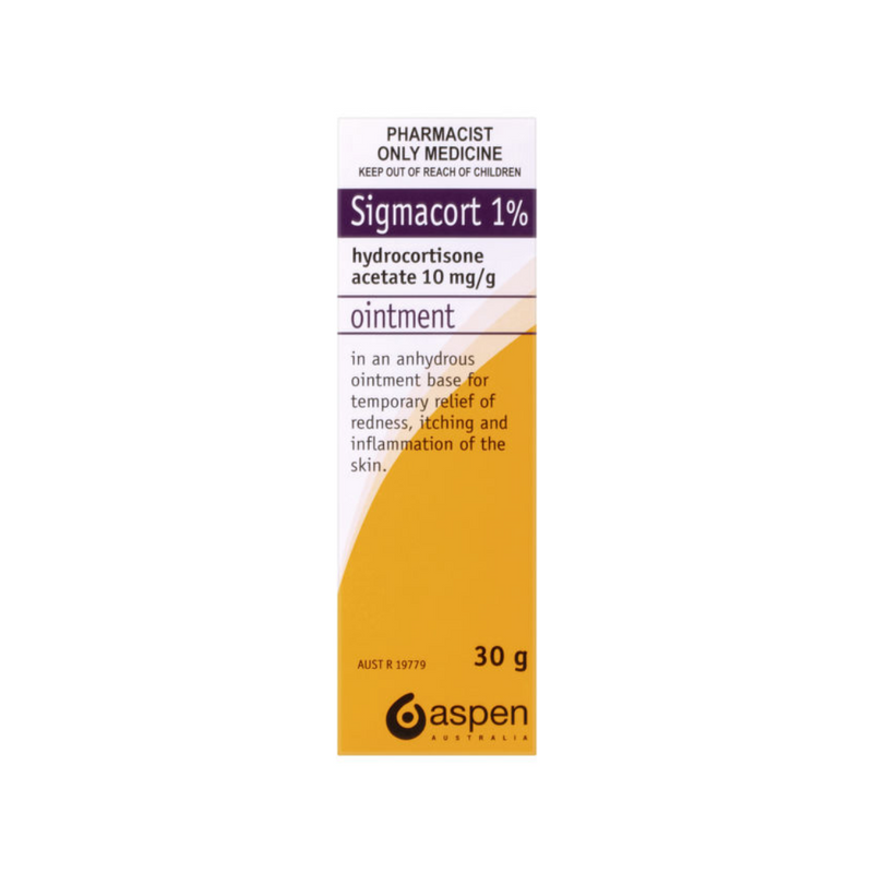 Sigmacort 1% Ointment 30g - Hydrocortisone