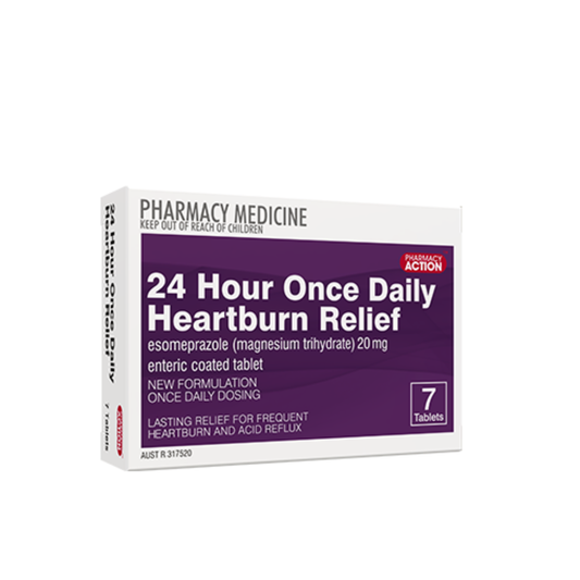 Pharmacy Action 24Hr Heartburn Relief Tablets 7