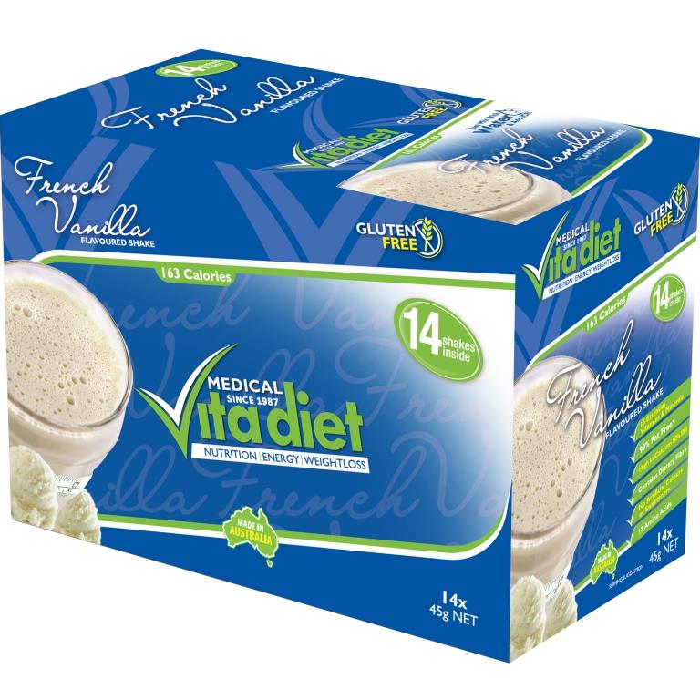 Vita Diet Shake French Vanilla 45g 14 Pack