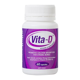 Vita D 1000iu Gel Capsules  60