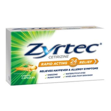 Zyrtec 10mg Liquid Capsules 14