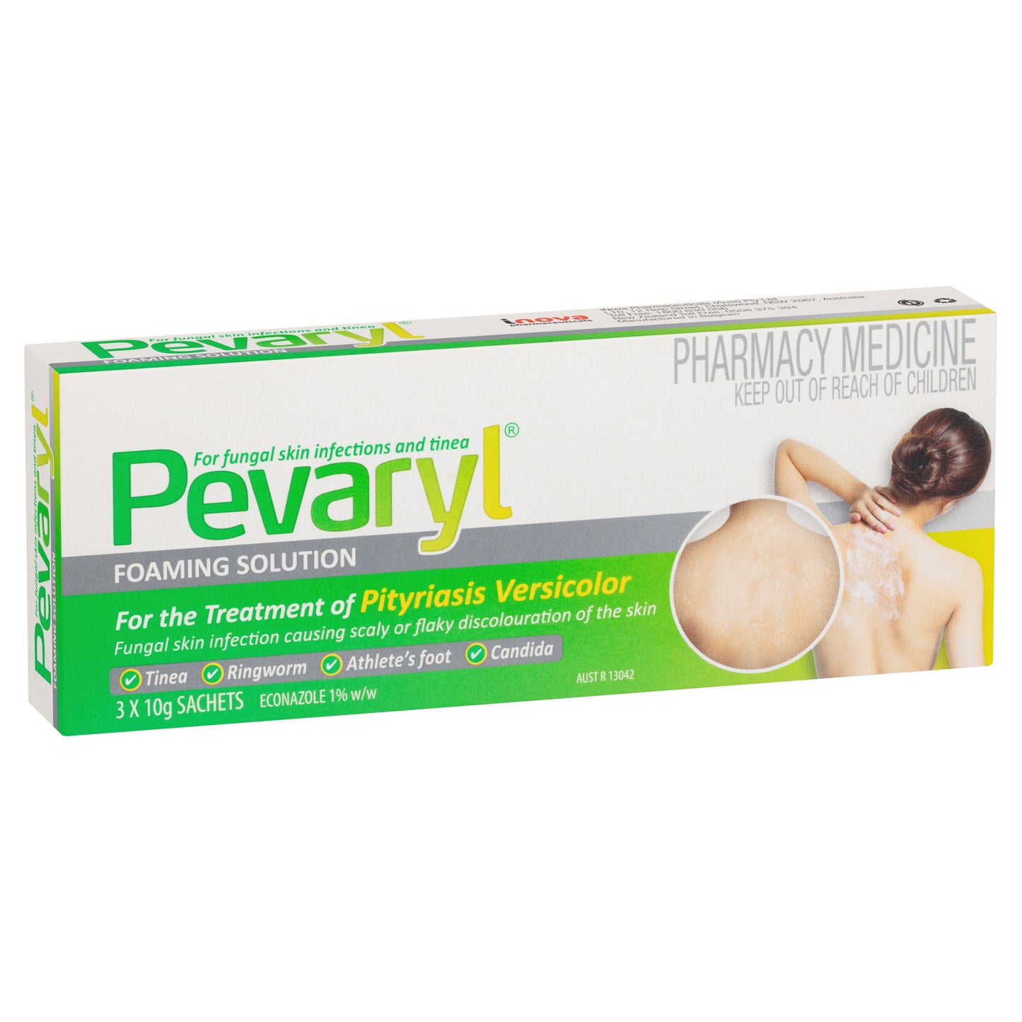 Pevaryl Foam Solution 3 × 10g