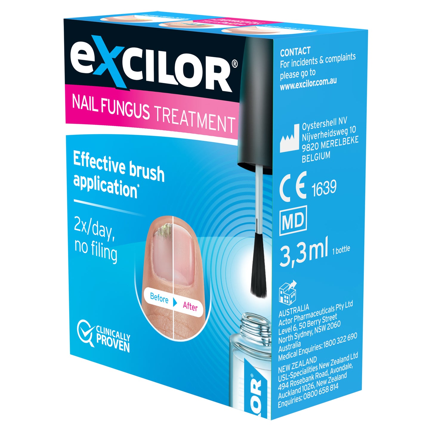 Excilor Fungal Nail Solution 3.3mL