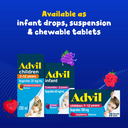 Advil Children's Chewable Tablets 7-12 Years Raspberry 20 Pack