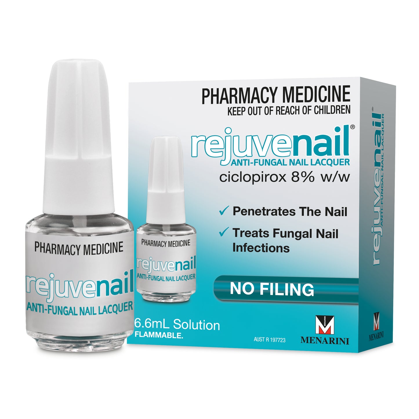 Rejuvenail AFung NLacq Btle 6.6ml