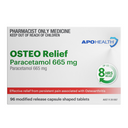 APOHEALTH Osteo Relief Paracetamol 665mg Modified Release Tablets 96