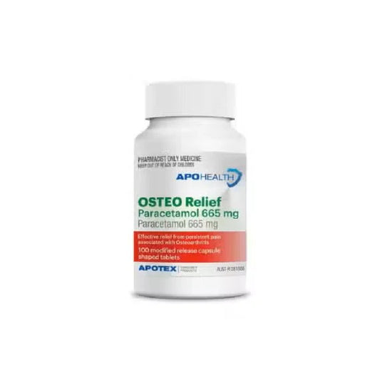 APOHEALTH Osteo Relief Paracetamol 665mg Modified Release Tablets 100 (Bottle)