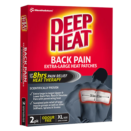 Deep Heat - Back Pain Extra Large Heat Patches 2 Pack