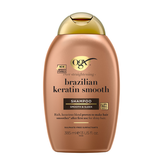 OGX Ever Straightening + Brazilian Keratin Therapy Shampoo 385mL