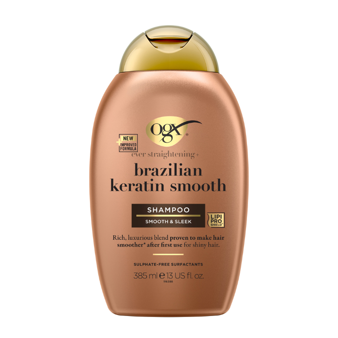 OGX Ever Straightening + Brazilian Keratin Therapy Shampoo 385mL