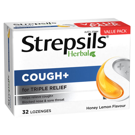 Strepsils Herbal Lozenges Honey & Lemon 32