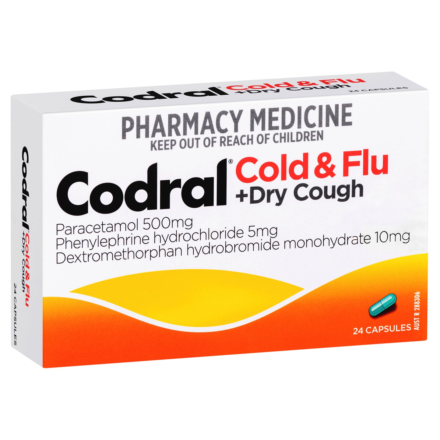 Codral Cold & Flu + Dry Cough Capsules 48