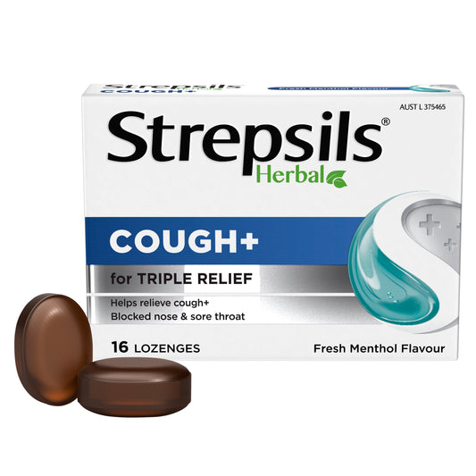 Strepsils Herbal Lozenges Fresh Menthol 16