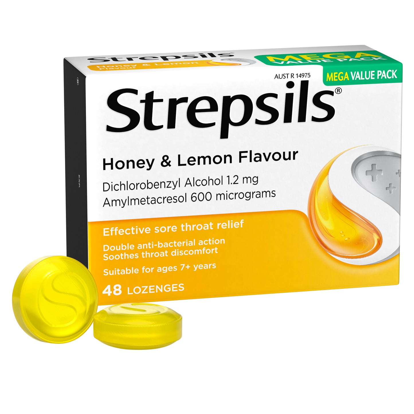 Strepsils Honey & Lemon Lozenges 48