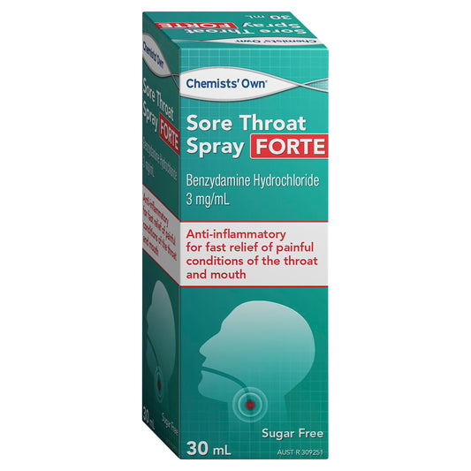 Chemist’s Own Sore Throat Spray Forte 30 mL