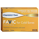 Chemists' Own Favic Cold Sores Tablets 500 mg 3
