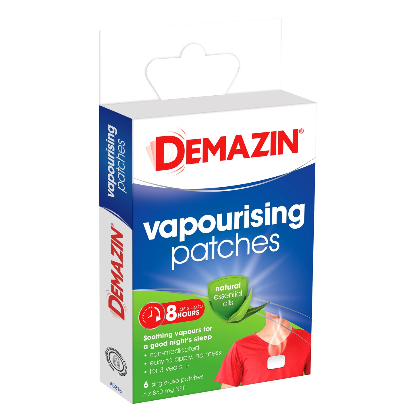 Demazin Vapourising Patches Pack of 6