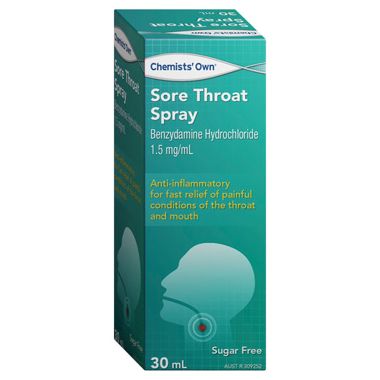 Chemist’s Own Sore Throat Spray 30 mL