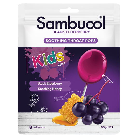 Sambucol Kids Throat Pops Pack 8