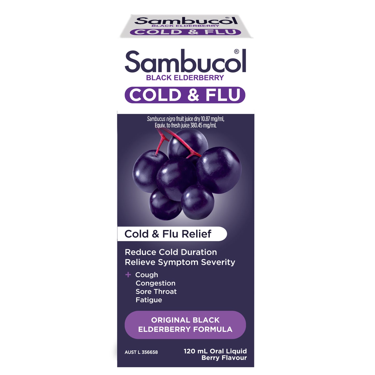 Sambucol Cold & Flu Syrup 120 mL