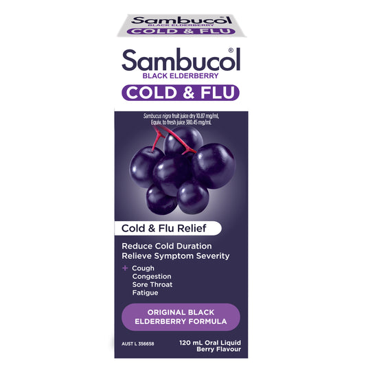 Sambucol Cold & Flu Syrup 120 mL