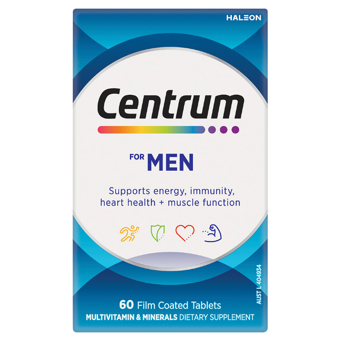 Centrum for Men Multivitamin 60 Tablets