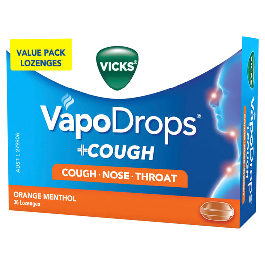 Vicks Cough Lozenges Orange 36