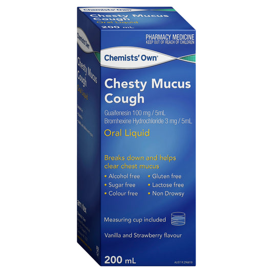 Chemist’s Own Chesty Mucus Relief 200mL
