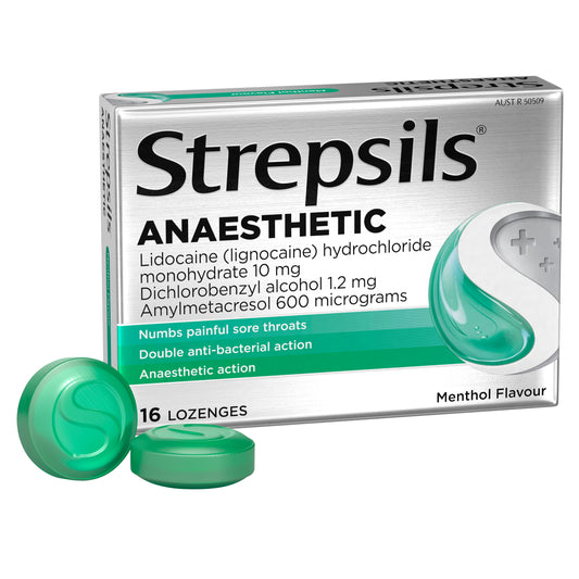 Strepsils Anaesthetic Menthol Lozenges 16