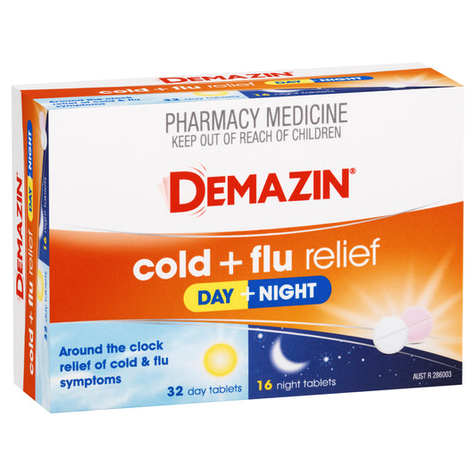 Demazin PE Multi-Action Day & Night Cold & Flu 48
