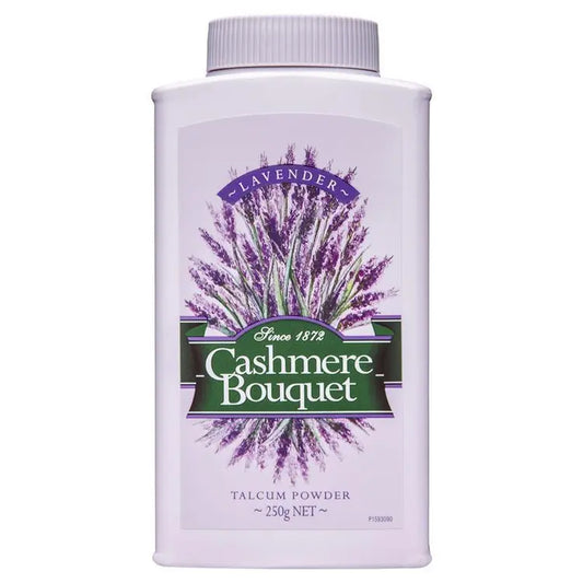 Cashmere Bouquet Talcum Powder with a fresh scent of Lavender 250g