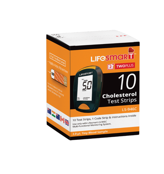 LifeSmart Cholesterol Test Strips 10 Tests