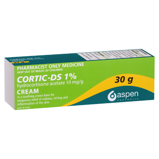 Cortic-DS Cream 1% 30g  -  S3