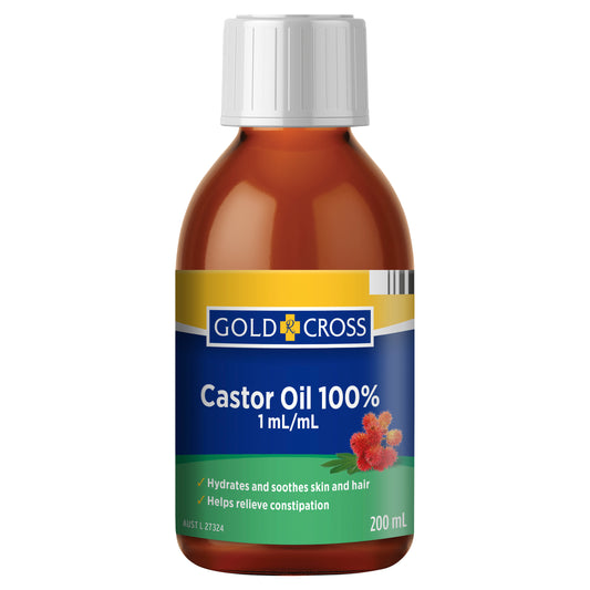 GoldX Castor Oil 200mL