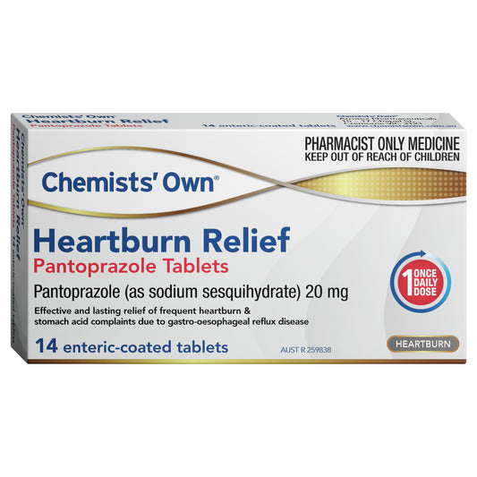 Chemist Own Heartburn Pantoprazole Tablets 20mg 14