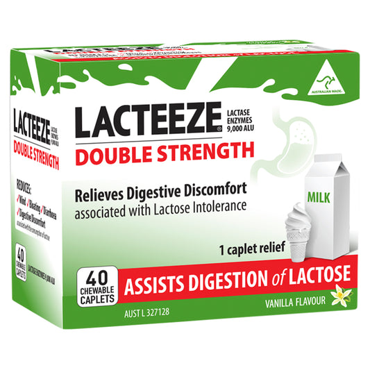 Lacteeze Double Strength Capsules 40