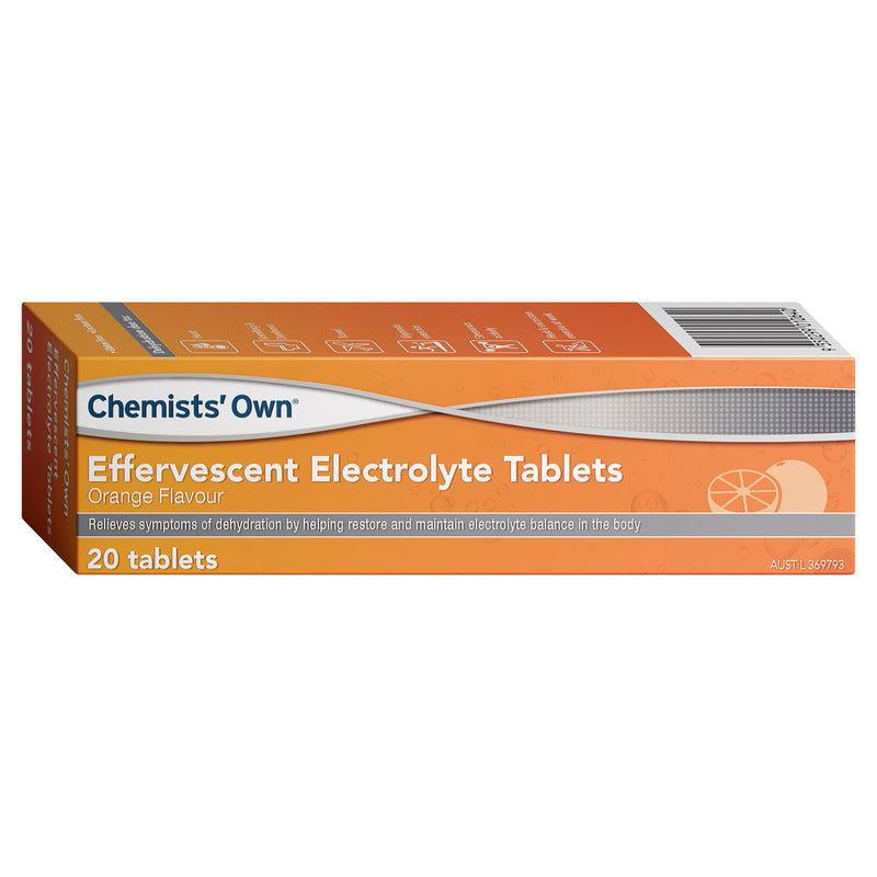 Chemists' Own Effervescent Electrolyte Orange Tablets 20