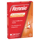 Rennie No Added Sugar Orange Tablets 24