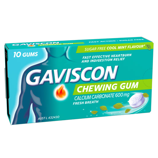 Gaviscon Gum Cool Mint Pack 10
