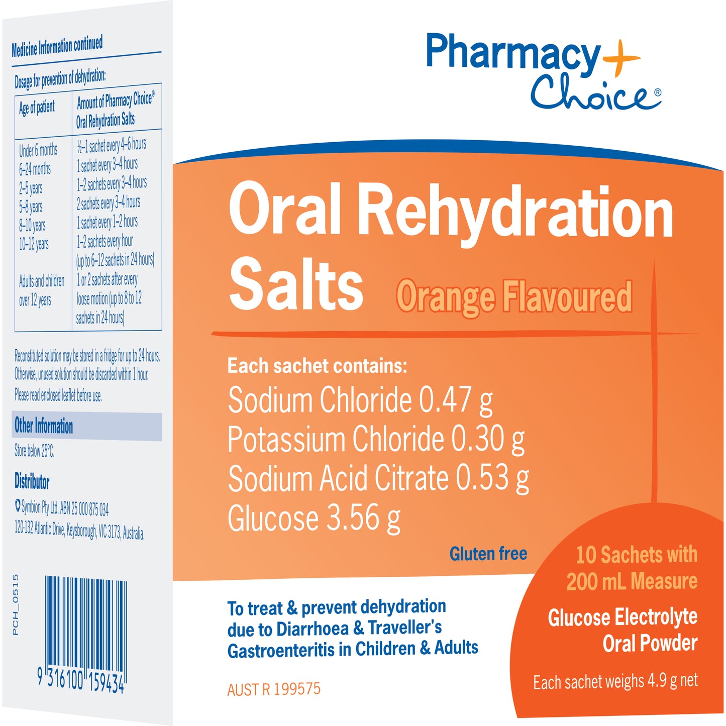 Pharmacy Choice Oral Rehydration Sachets 10