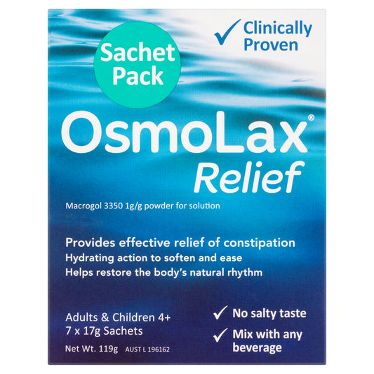Osmolax Relief Sachets 7 x 17g