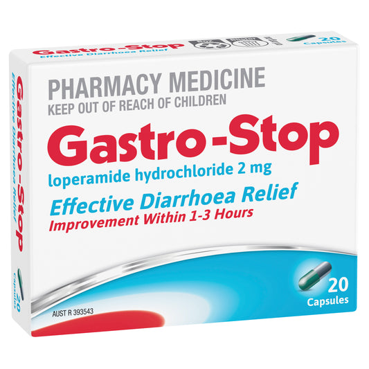 Gastro Stop Loperamide Capsules 20